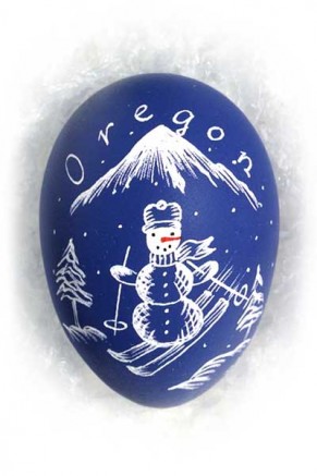 Snowman skier (or-7)